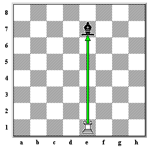 Rook capturing bishop